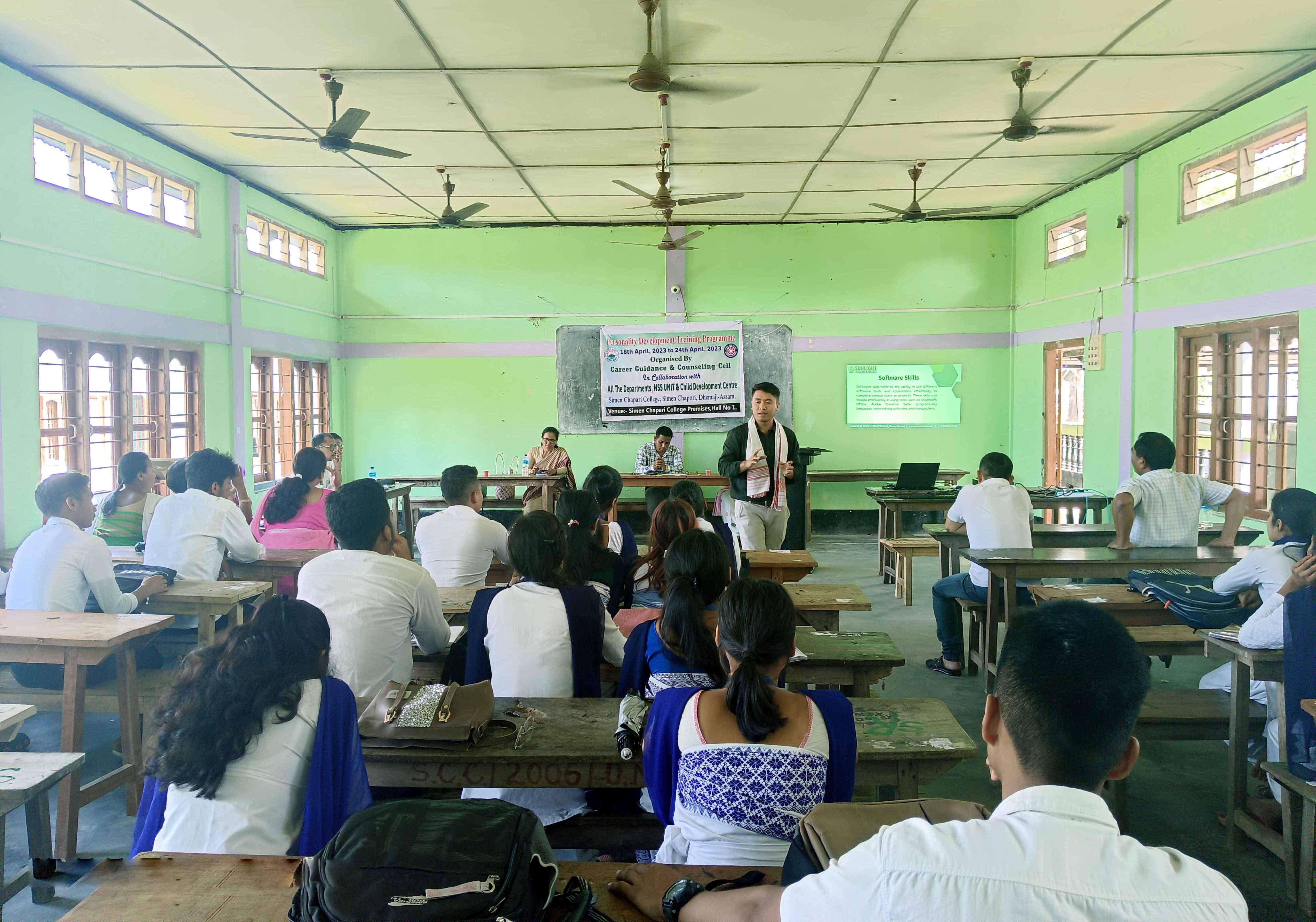 Krishna Thapa SCA at Simen Chapari College